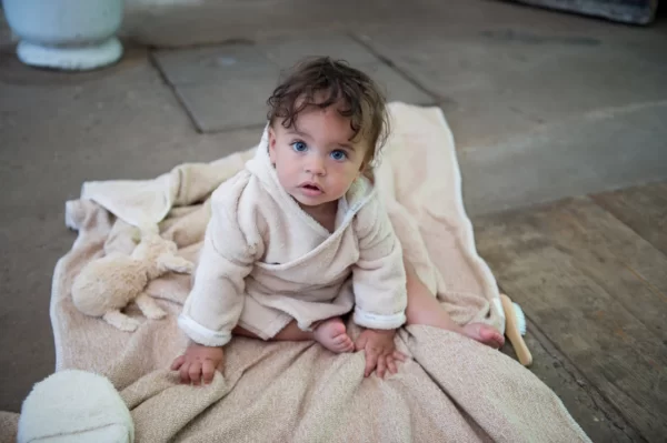 Baby bathrobe Dijon Daily Sand